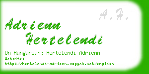 adrienn hertelendi business card